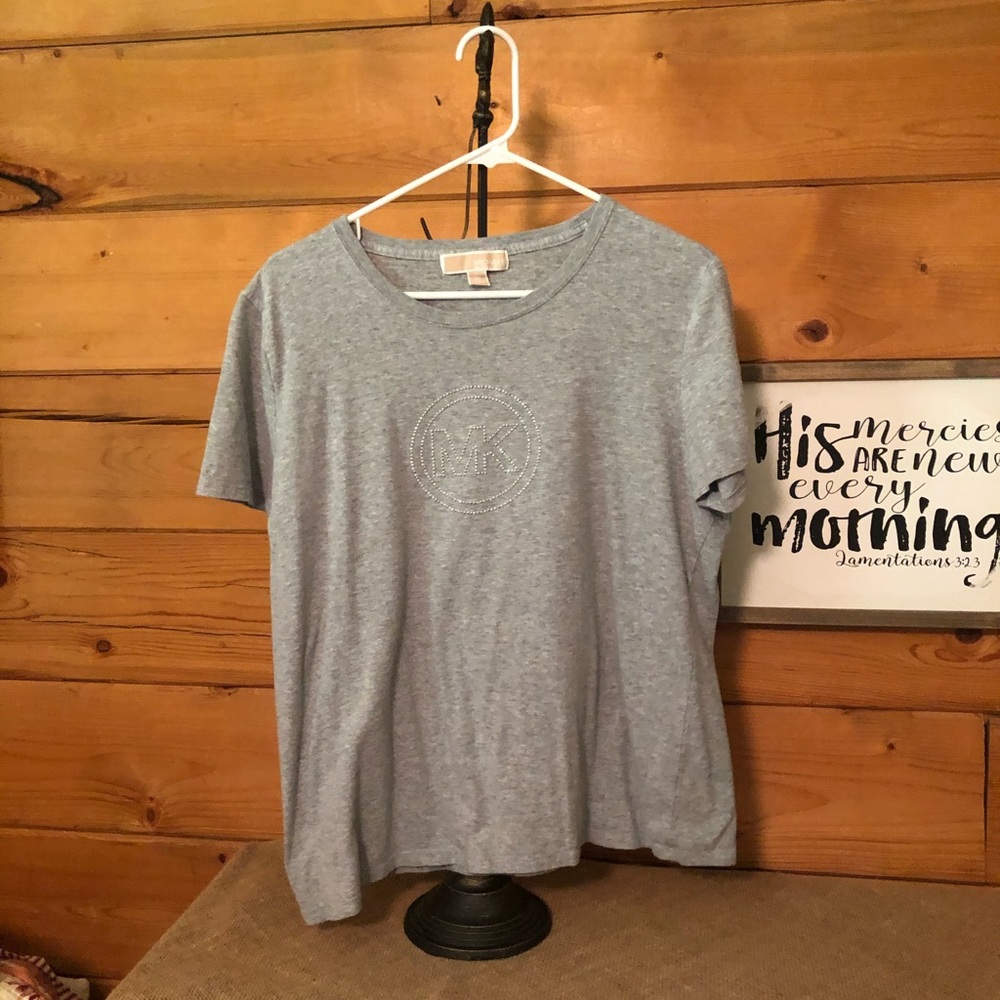 Michael Kors - gray shirt with bling - size xlg